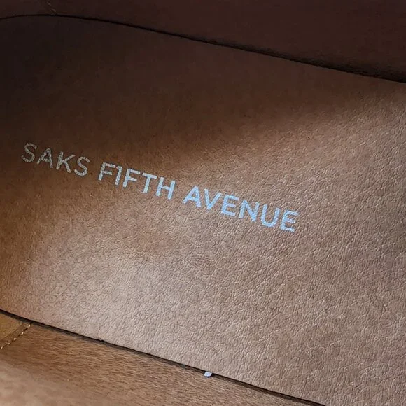 SAKS FIFTH AVENUE Men's Studded Dress Shoes - Size 9.5 - Picture 6 of 8